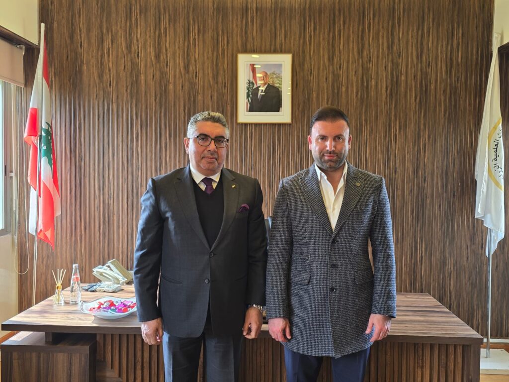 Ghanem Visits LARI to Congratulate Dr. Jad Shaaya: Strengthening Cooperation for Sustainable Agriculture in Lebanon
